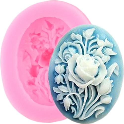 Peony Flower Silicone Mold Soap Resin Clay Mold Fondant Cake Decorating Tools DIY Cake Baking Candy Chocolate Gumpaste Moulds
