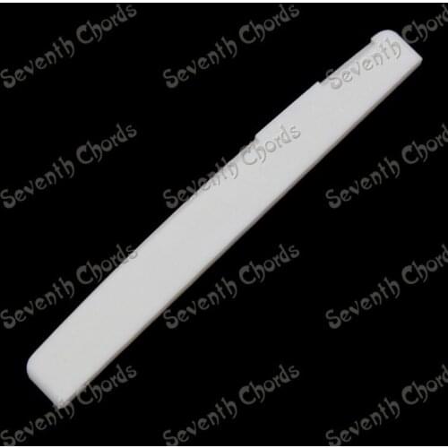 2 Pcs Bone Bridge Saddle For Acoustic Guitar 74 x 3 x 9mm