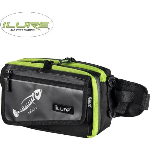 ILure fishingbag fishing multi-purpose bag tools bag fishing tackle bags Bait for bait with elastic fishingroll Pesca