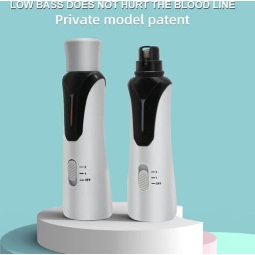 Pet Nail Grinder Dog Nails Sharpener Electric Polisher Painless Cleaning Cat Dog Nail Trimmer Safe Low Noise USB Rechargeable