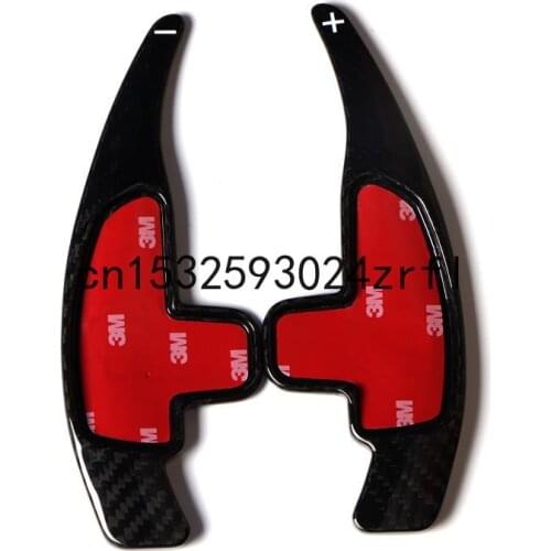 For Benz AMG A45 C63 E63 G63 CLS63 SLS 2pcs Carbon Fiber Car Steering Wheel Shift Blade Paddle Shifter Extension