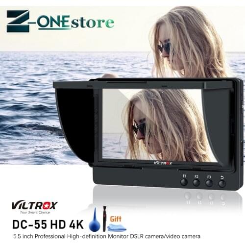 Viltrox DC-55HD 5.5 inch 4K 1920x1080 IPS HD LCD camera video monitor display Canon Nikon SONY DSLR BMPCC 5DIV HDMI AV input