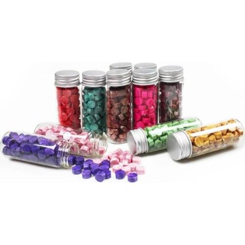 88 colors octagon wax seal beads bottle for envelope stamp sealing