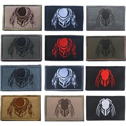 SPETSNAZ Predators Helmet Vest Suits Patches PREDATOR FACE USA ARMY BLACK OPS SWAT BADGE PATCH