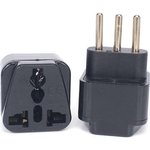 1 PC Universal UK/US/EU/AU to Italy Italian Travel AC Power Adapter Plug Converter