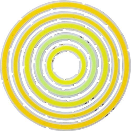 12V DC annular cob led light source ring shape 10W 15w angel eyes 30mm 120mm Warm cold white Ice blue cob chip for DIY lamp