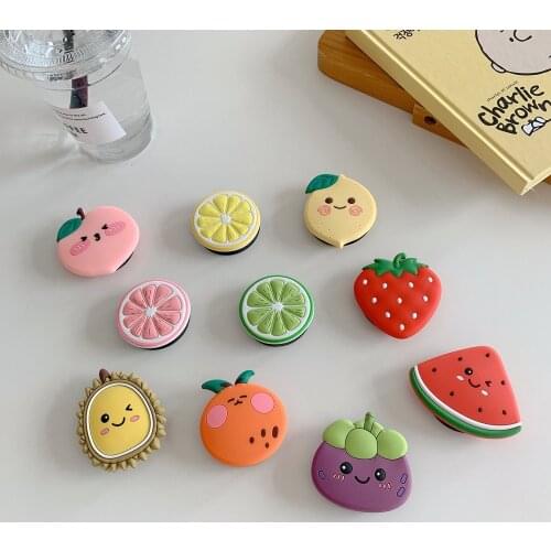 2020 Cute summer fruit mobile phone fold bracket phone expanding stand phone finger ring holder for smart phones ring socket