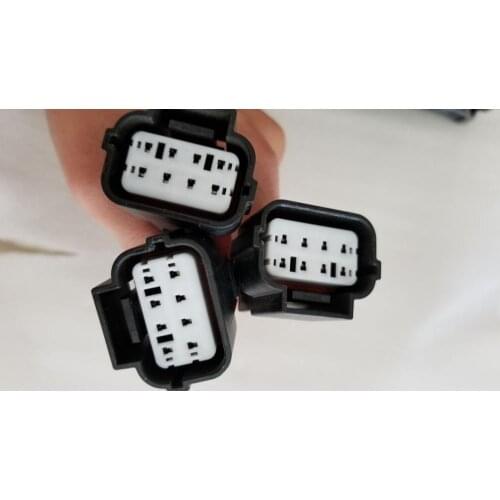 3PCS FOR Modern headlight plugs/wiring harness connector/connectors / 8p 12P with dhl ship cost