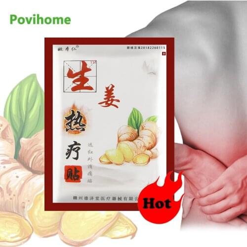 30pcs/5bags Hot Ginger Extract Pain Relief Plaster Back Neck Shoulder Chinese Herbal Medical Stickers for Joint Arthritis Patch