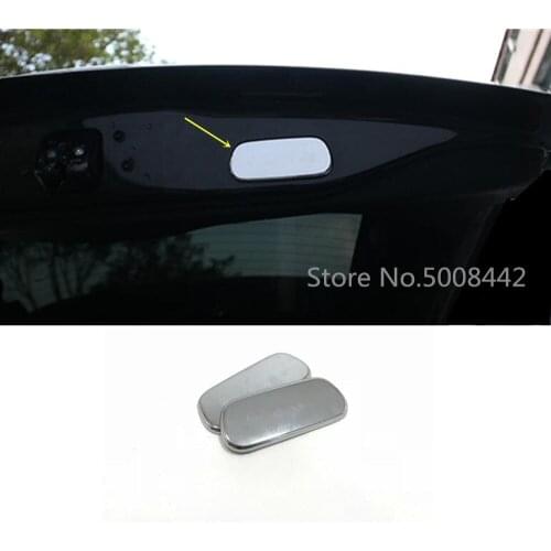 Car Rear Tail Trunk Back Handle Bowl Sticker Detector Trims Frame For Jeep Grand Cherokee 2014 2015 2016 2017 2018 2019 2020