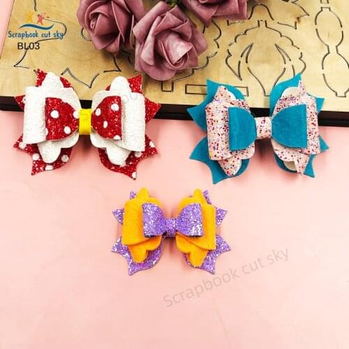 Bows BL03 Muyu Wooden Mold Scrapbook Cutting Dies Suitable For Market General Machines