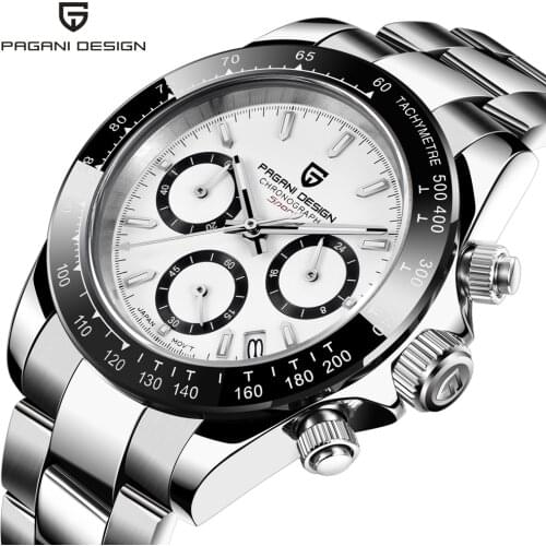 PAGANI DESIGN Men Sport Watches Luxury Quartz Clock Man Casual Military Waterproof Stainless Steel Wrist Watch Relogio Masculino