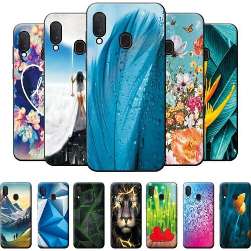 Case For Samsung Galaxy A20E Case For Samsung A20E Feather Cute Cover Bumper on Samsung A20E A20E Shockproof Silicone Phone Case