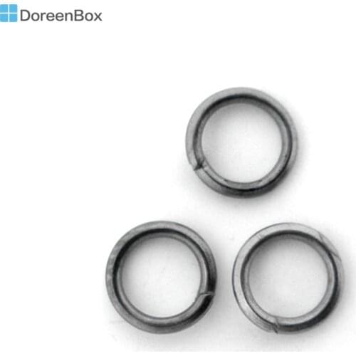 Doreen Box Lovely 1200 Gunmetal Open Jump Rings 5mm Findings (B05521)