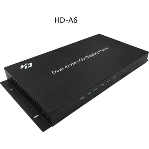 HD-A6 full Color Video LED Display Player Box 4 in 1 Display Control Box Asynch & Synch Player