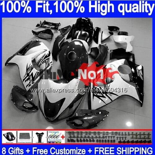 Injection For SUZUKI GSXR-1300 GSXR 1300 Hayabusa 30MC.76 GSXR1300 2008 2013 2014 2015 2016 08 13 14 15 16 Fairing White black