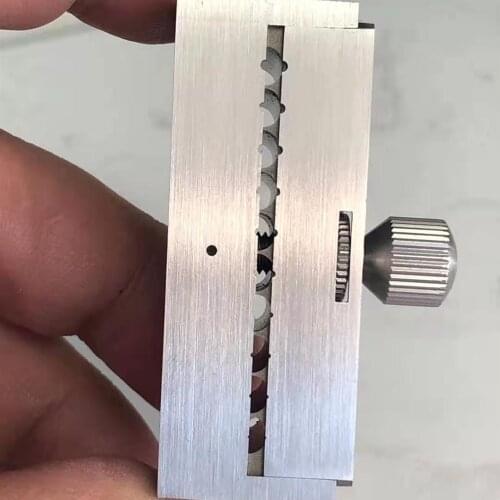 Watch repair tools stainless steel watch pointer repair fixture wheel shaft correction repair fine hole fixture