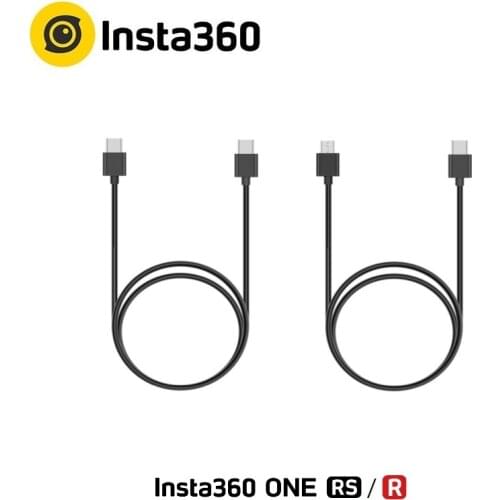 Insta360 ONE R Transfer Cable Micro-USB Type-C for Android Data transmission line for iPhone Accessories