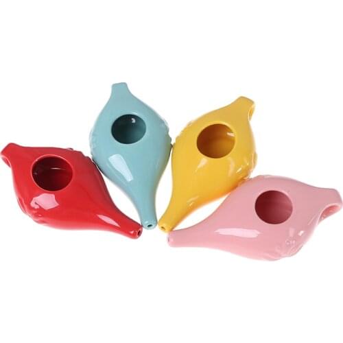Ceramic Neti Pot Nose Washing Kit Yoga Professional Nasal Irrigator Nose Cleaning Pot Ceramic Stuff Nasal Cleaner Washer Tools