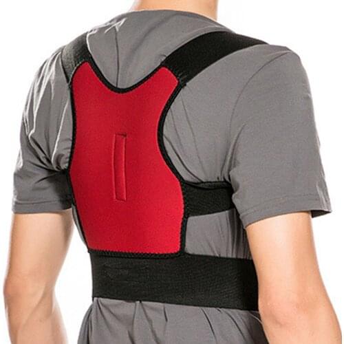 Magnetic Therapy Shoulder Straightener Correcting Kyphosis Scoliosis Lower Back Brace Lumbar Support Elastic Adjustable Belt Men