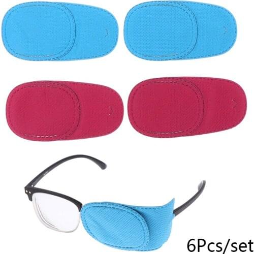 6cs Children Health Care Kids Child Occlusion Medical Lazy Eye Patch Eyeshade For Kids Strabismus Treatment Vision Care Kit HOT