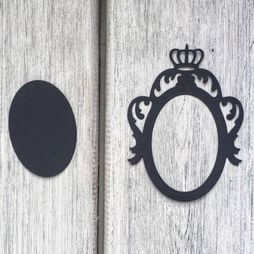 ArtScrap Frame with crown For Man Metal Cutting Dies Scrapbooking Card Making Decorative Die Cuts Love Craft Embossing