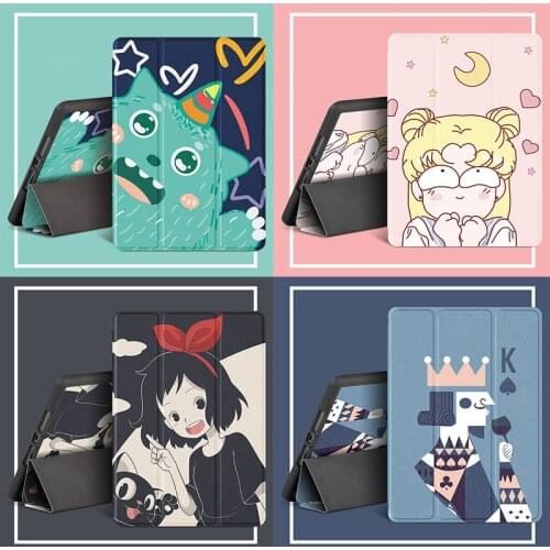 Cute Cartoon Case For ipad 7th generation Case Smart Sleep Wake For ipad pro 11 2020 Air 2 3 4 10.9 10.2 10.5 inch Mini 5 4 Case