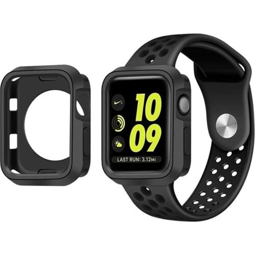 Soft Slim Cool Case Protective Rugged Silican Case 38mm 42mm Full Protection Shell for Apple Watch Series 1/2/3