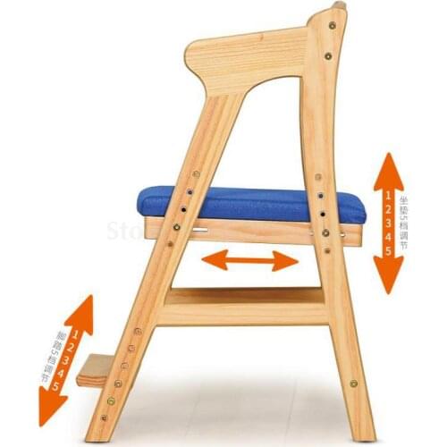 Childrens Learning Chair Students'backrest Chair Correction Chair Can Lift Computer Chair, Desk And Writing Chair