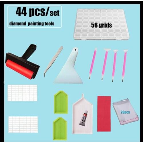 56Lattices Dismountable Diamond Embroidery Accessories diamond painting Boxes Cross Stitch Cases Storage Organizer Home Storage