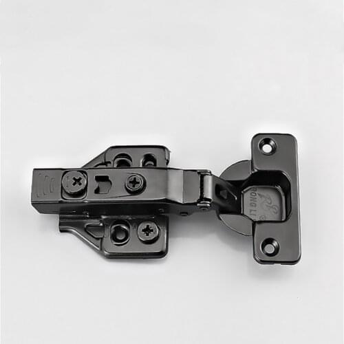 2pc Home Silent Hinge Stainless Steel Cabinet Door Hinges Damper Buffer Cupboard Door Connector Furniture Hardware Accessories