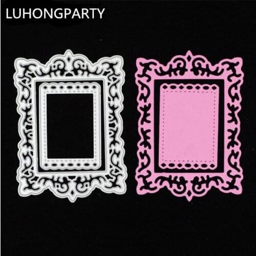 Frame Metal Cutting Dies Stencils for DIY Scrapbooking/photo album Decorative Embossing DIY Paper Cards LUHONGPARTY