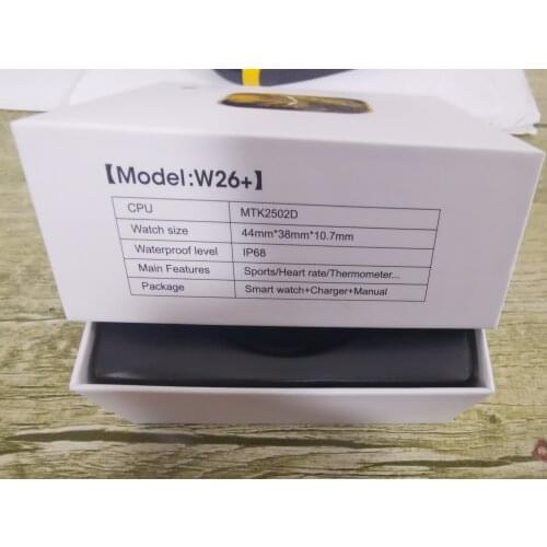 IWO W26 Plus w26+ Smart Watch Men Women Heart Rate Bluetooth Call 1.75 Inch Full Screen Fitness Watches PK IWO 8 W26 W46 w56