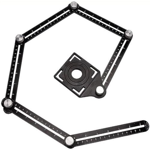 Ceramic Tile Universal Hole Locator Multifunctional Metal Hole Machine Universal Glass Drilling Angle Ruler