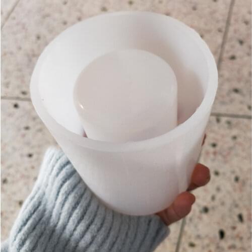 Large DIY Flowerpot Round Square Molds for Candle Holder Pencil Organizer