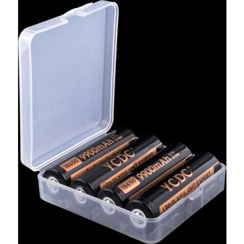 YCDC Durable 18650 Battery Storage Box Hard Case Holder For 2/4x 18650 4x AA 4xAAA Rechargeable Battery Power Bank Plastic Cases