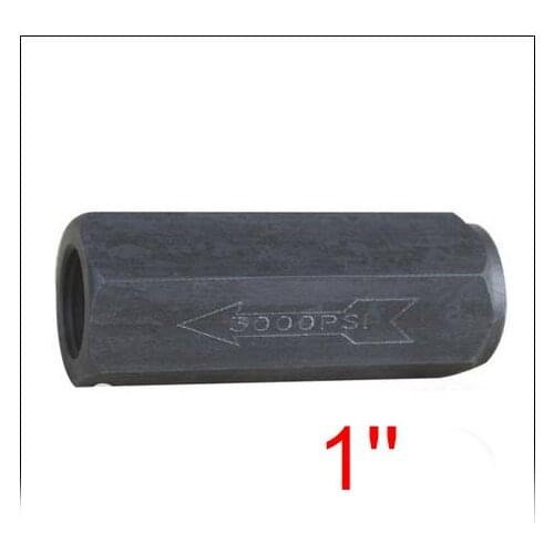 1'' port size 3000psi pressure Hydraulic In-line check valve,Tube type one way valve,straight averseness Stop valve