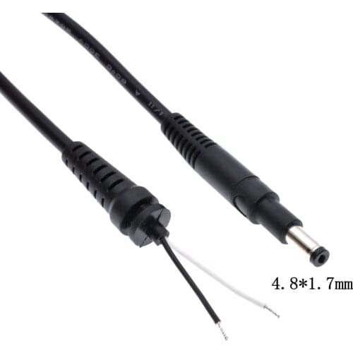 1pcs 4.8X1.7mm Bullet shape DC Power Charger Plug Cable Connector for HP Laptop adapter Promotion