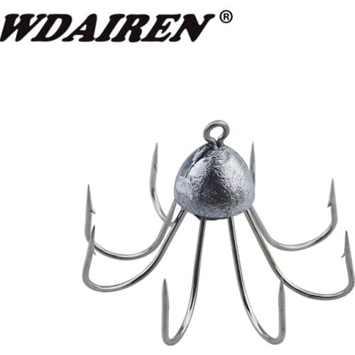 1Pcs Sharp Back Weighted Worm Hook with Coil Keeper Butt Weight Hook Bass Explosion Hooks For 11g Carp Fishing tackle WD-095