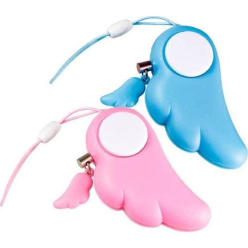 1Pc Portable Emergency Personal Security Alarms Mini Self-Defense 90dB Safety Key Chain Pedant For Woman Kids Elderly