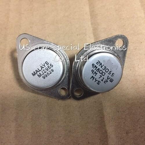 10Pair/PCS MJ2955 PNP 10PCS + 2N3055 NPN 10PCS Transistors 100% WARRANTY NEW ORIGINAL