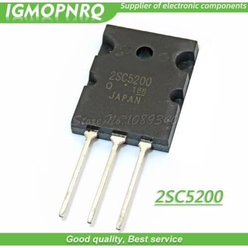 5PCS 2SC5200 TO-3P C5200 TO-3PL 5200 new and original