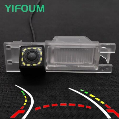 YIFOUM Dynamic Trajectory Tracks Car Rear View Camera For Alfa Romeo 147 156 159 166 GT Brera MITO Stelvio Giulietta Nuvola Fit