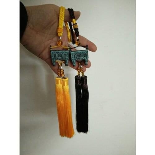 Car pendant, bronze MINI SQUARE tripod, high-grade car accessories, Creative Feng Shui car accessories