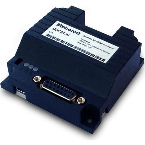 Plutools Brushless DC Motor Controller, Dual Channel, 2 x 30A, 60V, USB, CAN, Trapezoidal/Sinusoidal, FOC, 14 Dig/Ana IO