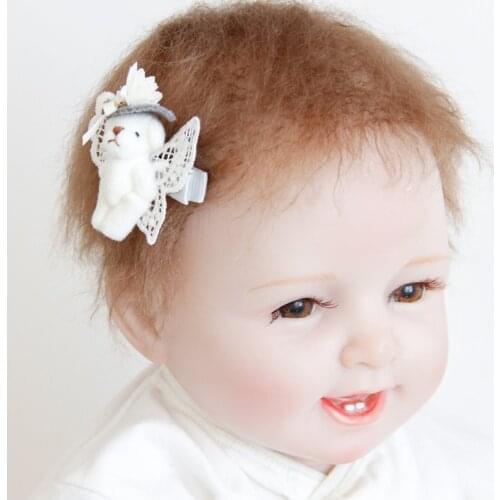 Boutique 12pcs Fashion Cute Angel Wing Bear Hairpins Kawaii Solid Butterfly Hair Clips Princess Headwear Hair Accessories