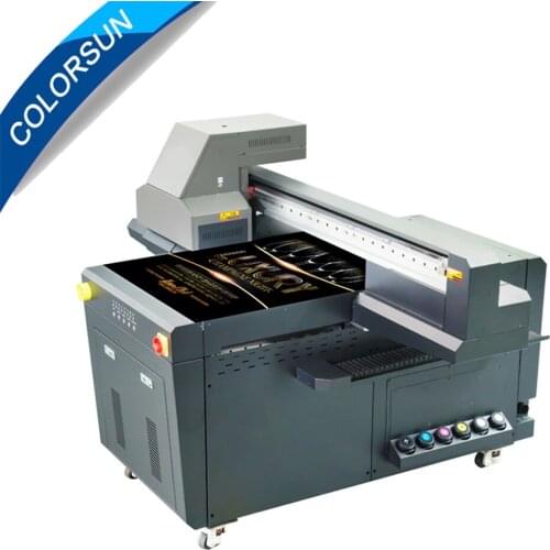 Colorsun Large formate UV printer 110*150cm UV flatbed printer with GH2220 printhead UV printer for glass wood varnish printer