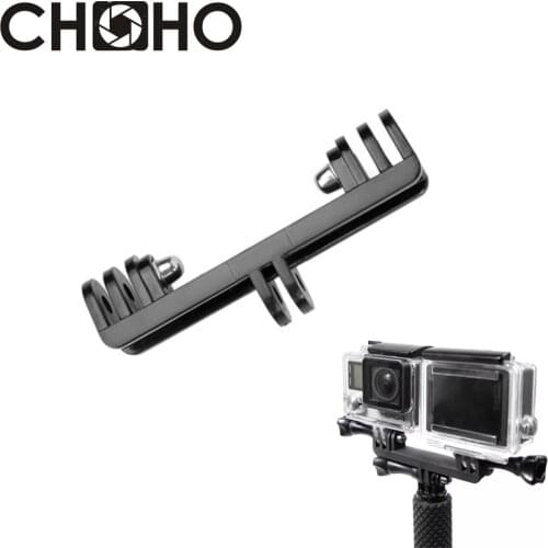Double Bracket Bridge Connector Screw For Gopro hero 9 8 7 6 5 4 3+ XiaoMi Yi SJ4000 SJ5000 SJ6000 Selfie Holder Flash Mount