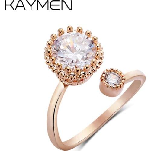 Женские серебряные кольца KAYMEN JEWELRY China At AliExpress