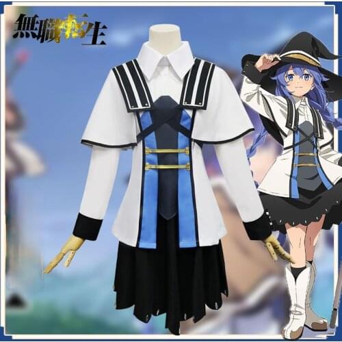 Mushoku Tensei I'm serious when I go to another world Roxy Migurdia Cosplay Costume Dress Uniform Halloween Costume Suit